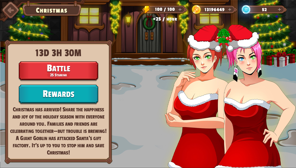 christmas main menu