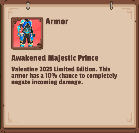 valentine chest armor